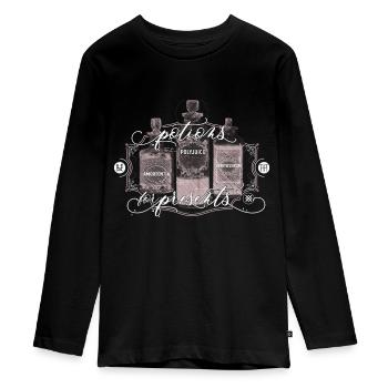 Harry Potter Potions Zaubertränke - Teenager Premium Bio Langarmshirt - Schwarz - Vorne - AI Model Kid Female (0cm)