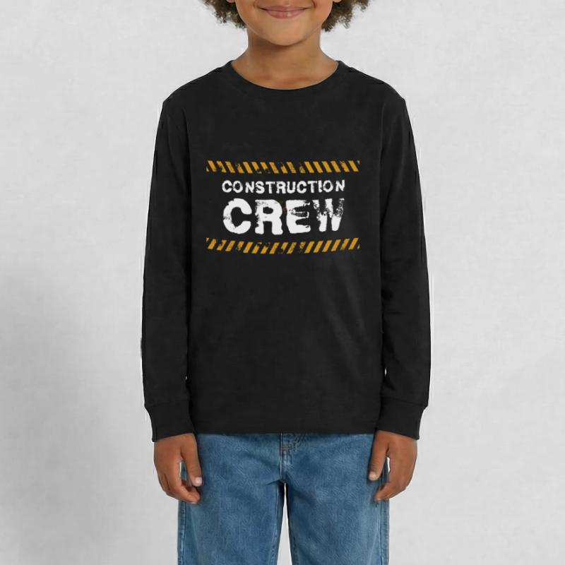 Construction Worker Construction Site Construction Crew Gift Teenager Premium Organic Long Sleeve Shirt