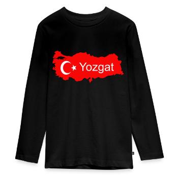 Yozgat 66 Turquie - T-shirt manches longues Premium Ado - noir - Devant - AI Model Kid Female (0cm)