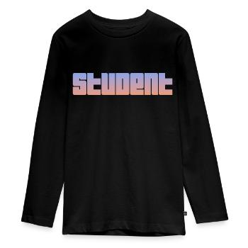 Logo d’été époustouflant - T-shirt manches longues Premium Ado - noir - Devant - AI Model Kid Female (0cm)