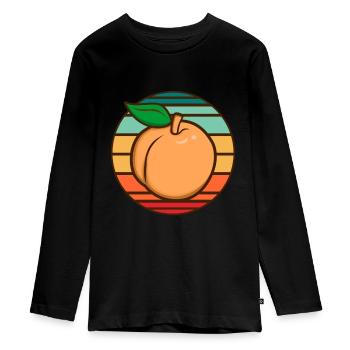 Pêche - T-shirt manches longues Premium Ado - noir - Devant - AI Model Kid Female (0cm)