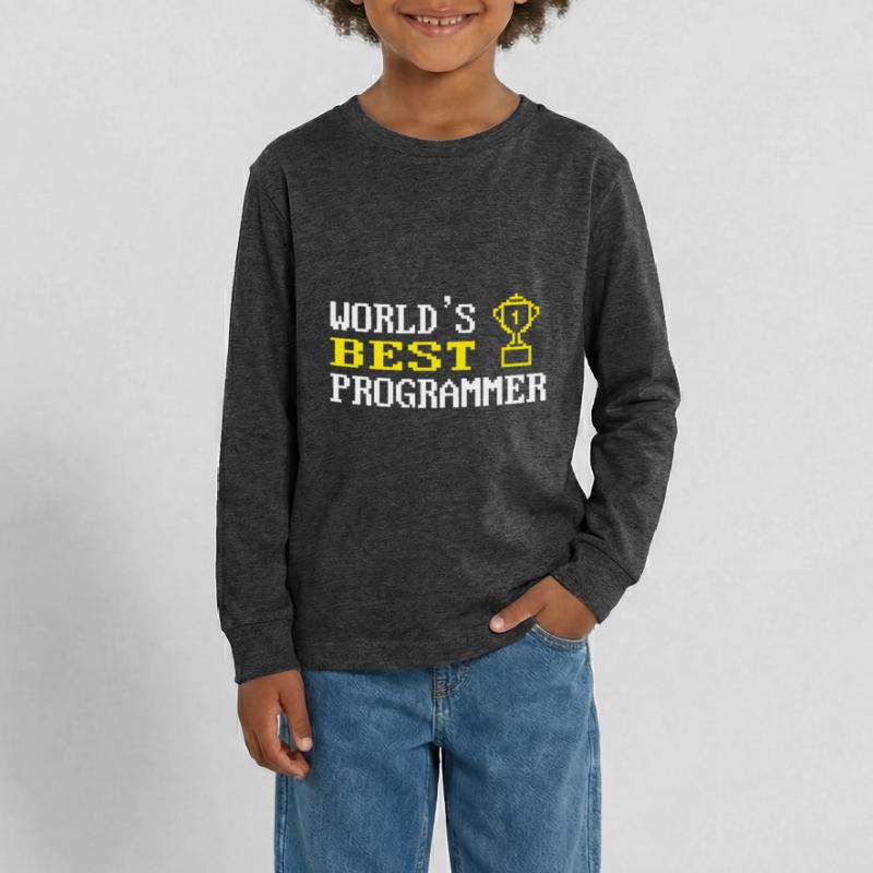 Programmer Coder Software Developer Teenager Premium Organic Long Sleeve Shirt