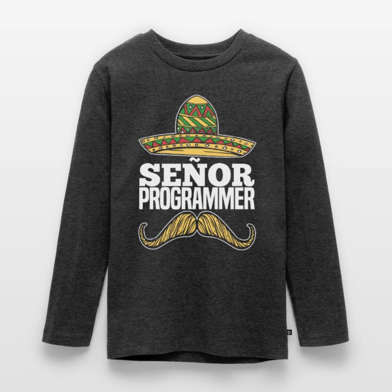 Programmierer Coder Software Entwickler Teenager Premium Bio Langarmshirt