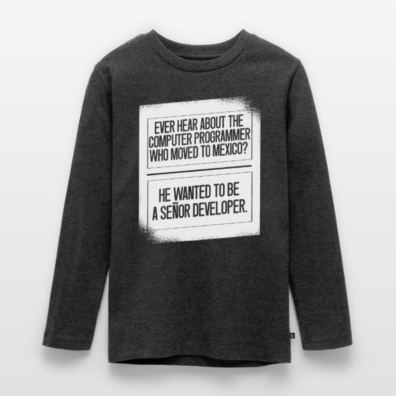 Programmierer Coder Software Entwickler Teenager Premium Bio Langarmshirt