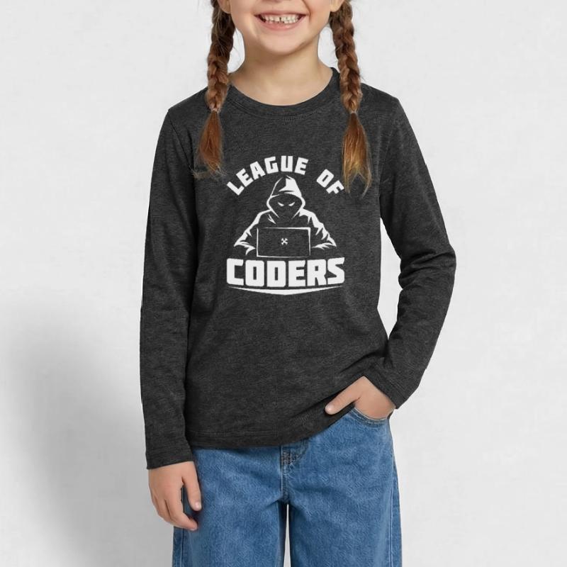 Entwickler Coder Programmierer Teenager Premium Bio Langarmshirt