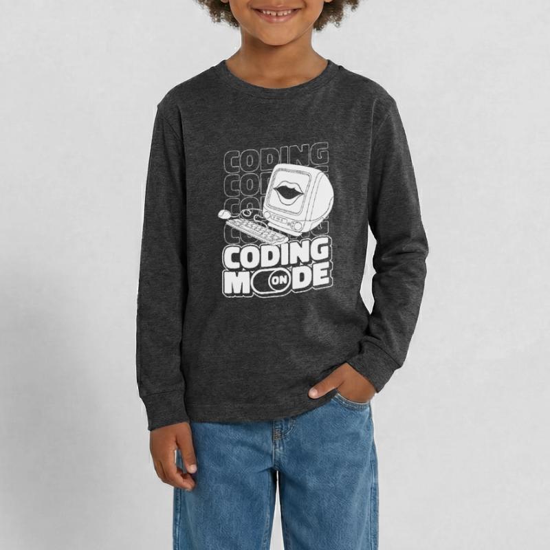 Developer Coder Programmer Computer T-shirt manches longues Premium Ado