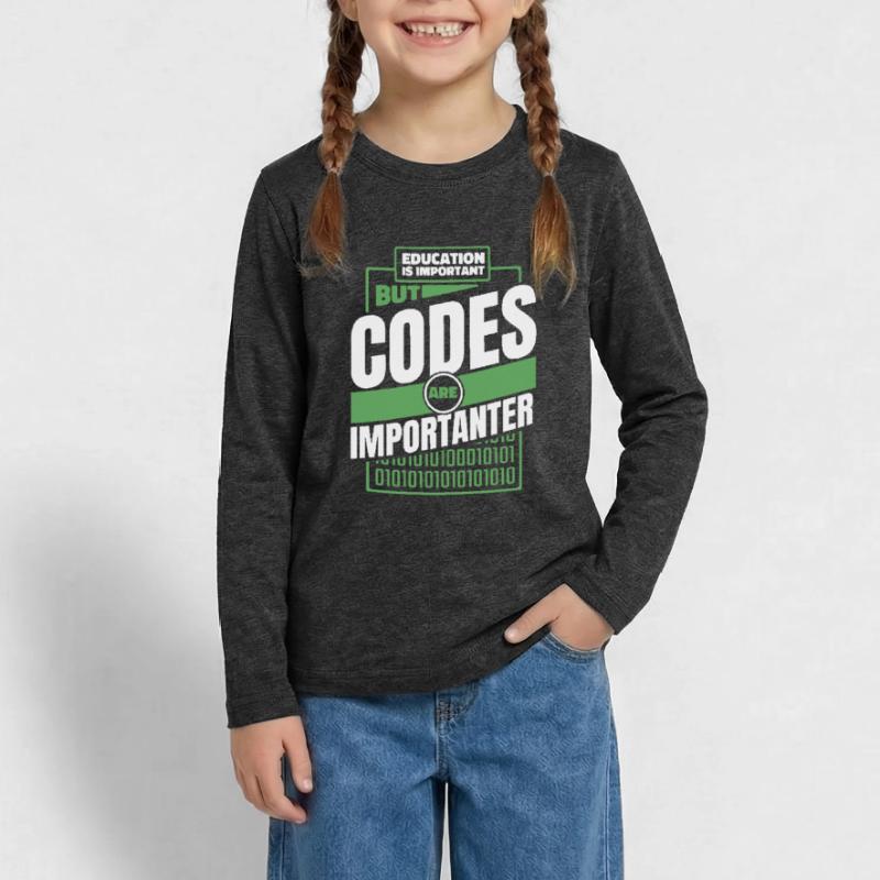 Developer Coder Programmer Funny Teenager Premium Organic Long Sleeve Shirt