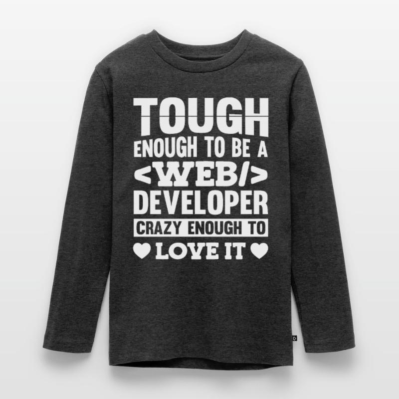 Web Developer Web Developer Teenager Premium Organic Long Sleeve Shirt