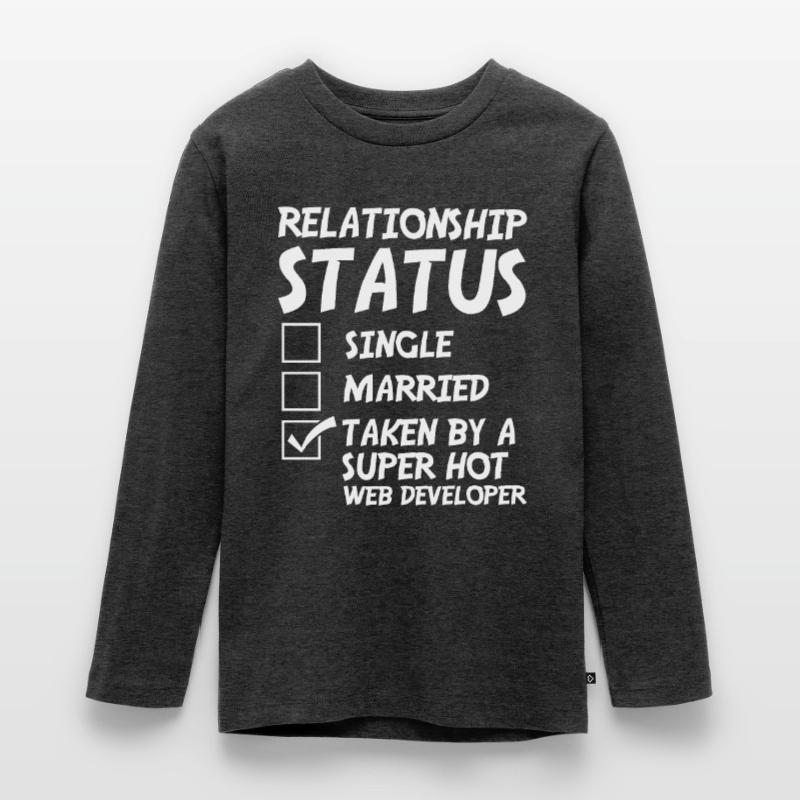 Web Developer Web Developer Funny Teenager Premium Organic Long Sleeve Shirt