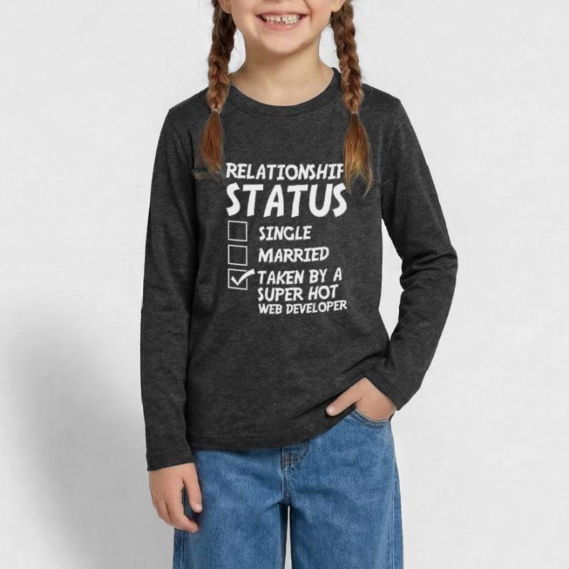 Web Developer Web Developer Funny Teenager Premium Organic Long Sleeve Shirt