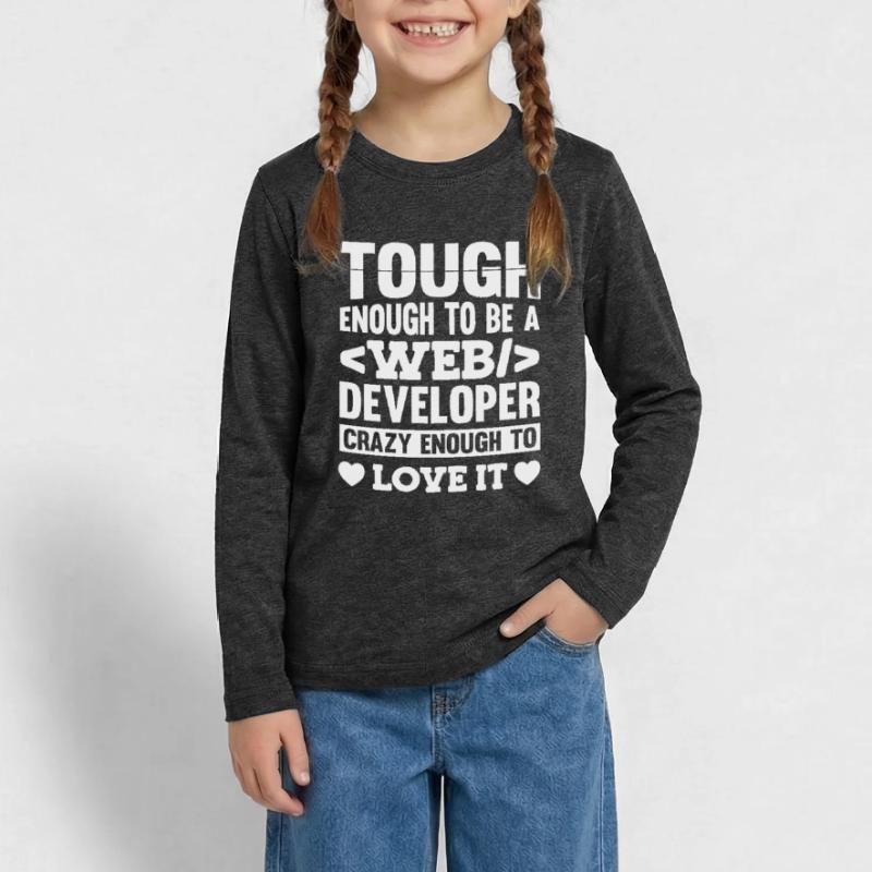 Web Developer Web Developer Teenager Premium Organic Long Sleeve Shirt