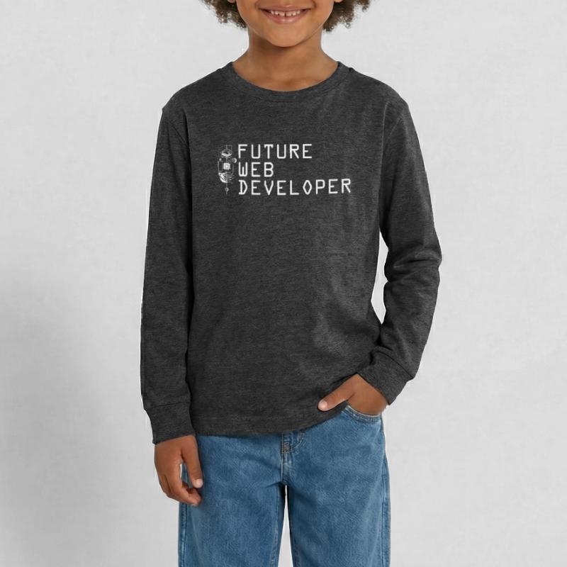 Web Developer Web Developer Future Teenager Premium Organic Long Sleeve Shirt