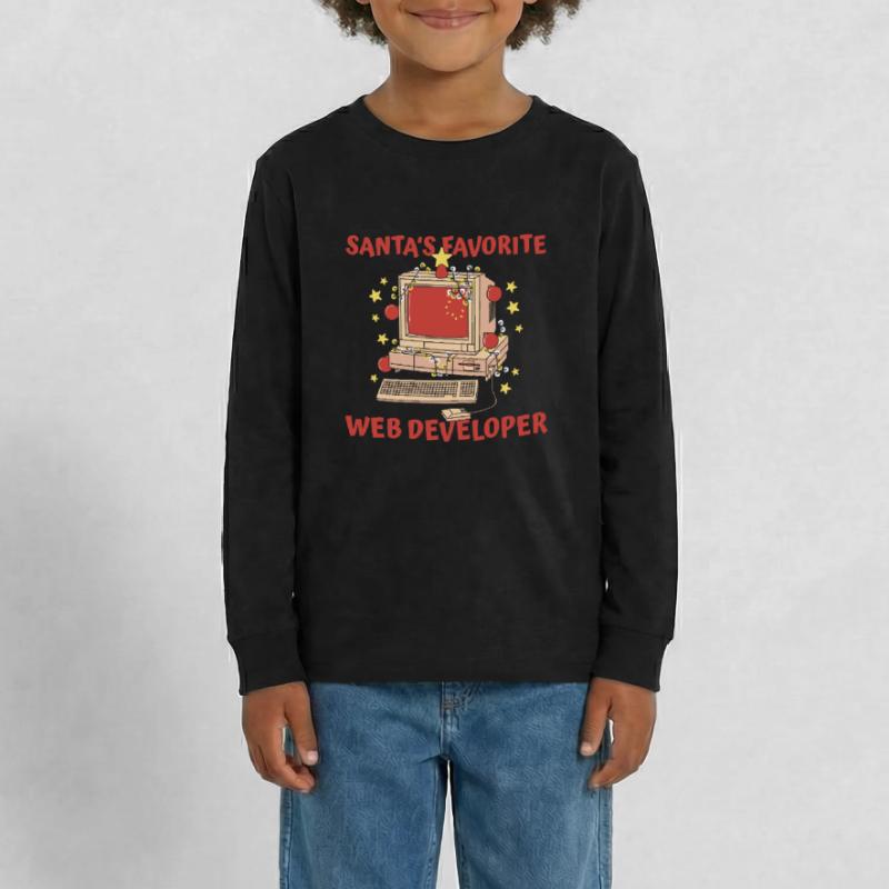 Web Developer Web Developer Santa Claus Teenager Premium Organic Long Sleeve Shirt
