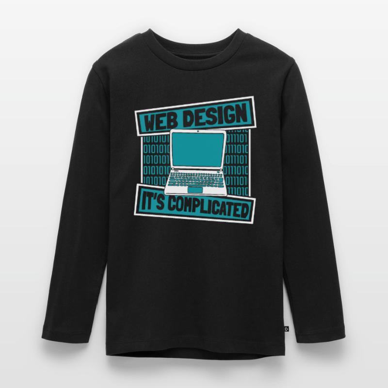Web Developer Web Developer Funny Teenager Premium Organic Long Sleeve Shirt