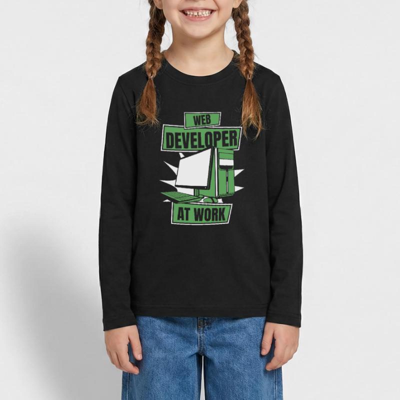 Web Developer Webdeveloper Cool Teenager Premium Organic Long Sleeve Shirt