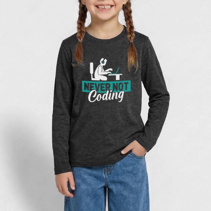 Developer, Coder, Programmer Teenager Premium Organic Long Sleeve Shirt