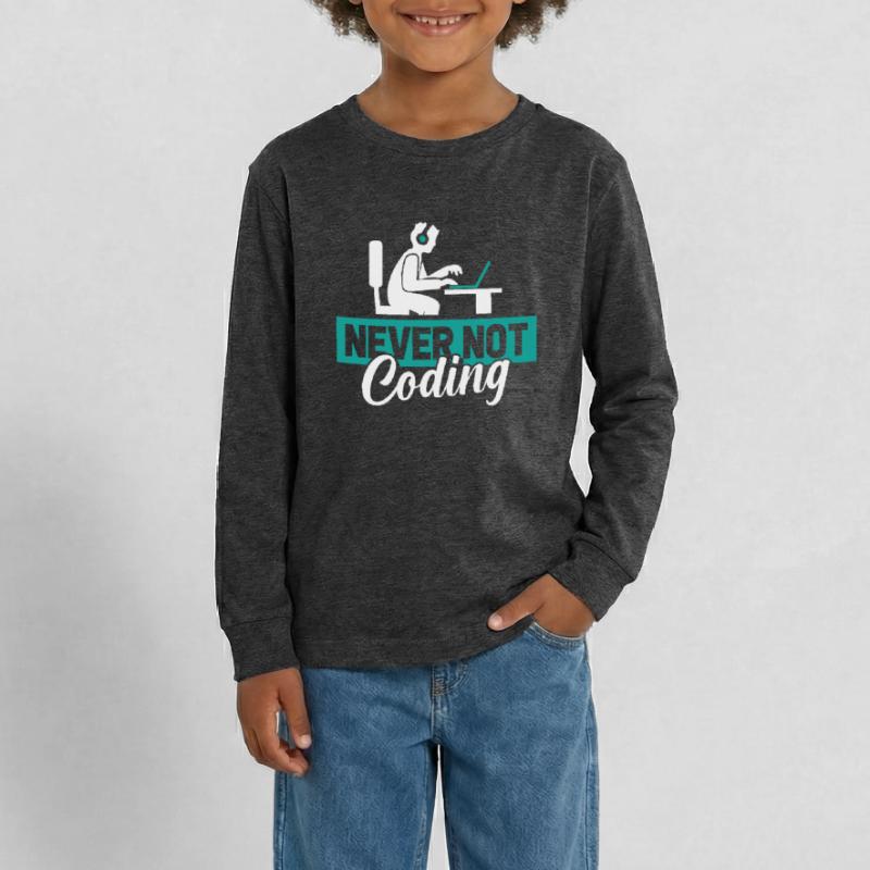 Entwickler Coder Programmierer Teenager Premium Bio Langarmshirt