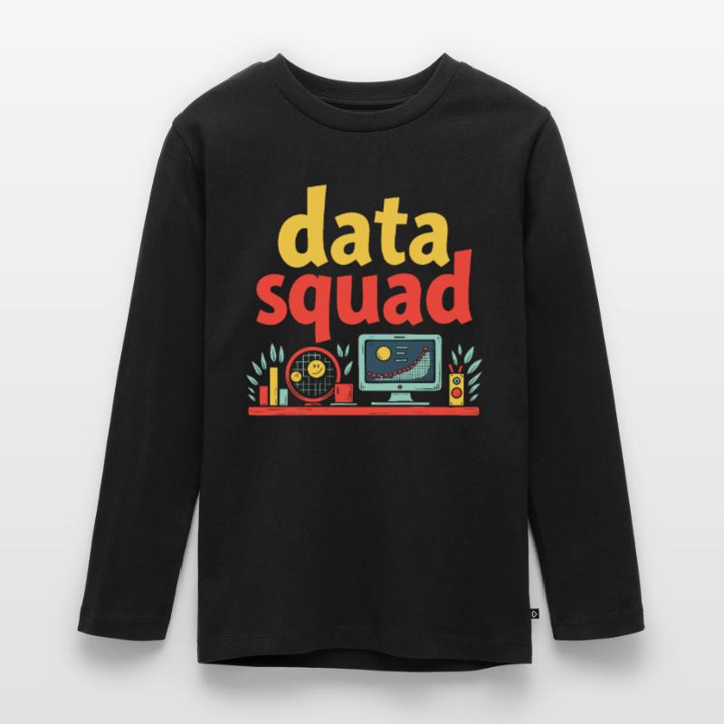 Data Science Data Analyst Squad Teenager Premium Organic Long Sleeve Shirt
