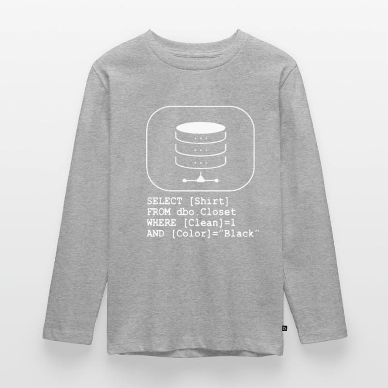 Code de base de données SQL Sarcasm Developer Gift T-shirt manches longues Premium Ado