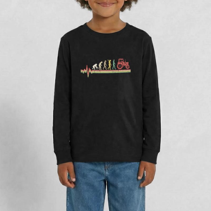 Bauer EKG Evolution Geschenkidee Teenager Premium Bio Langarmshirt