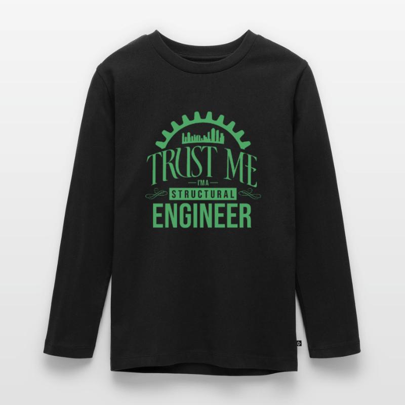 Building structural engineer structural engineer structural engineering Teenager Premium Organic Long Sleeve Shirt