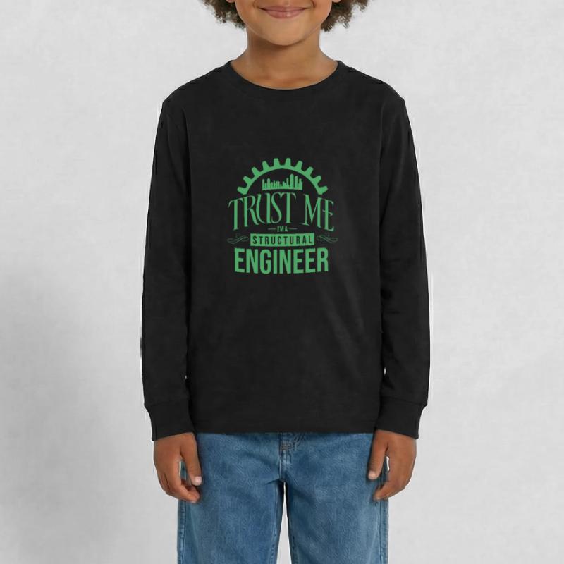 Building structural engineer structural engineer structural engineering Teenager Premium Organic Long Sleeve Shirt