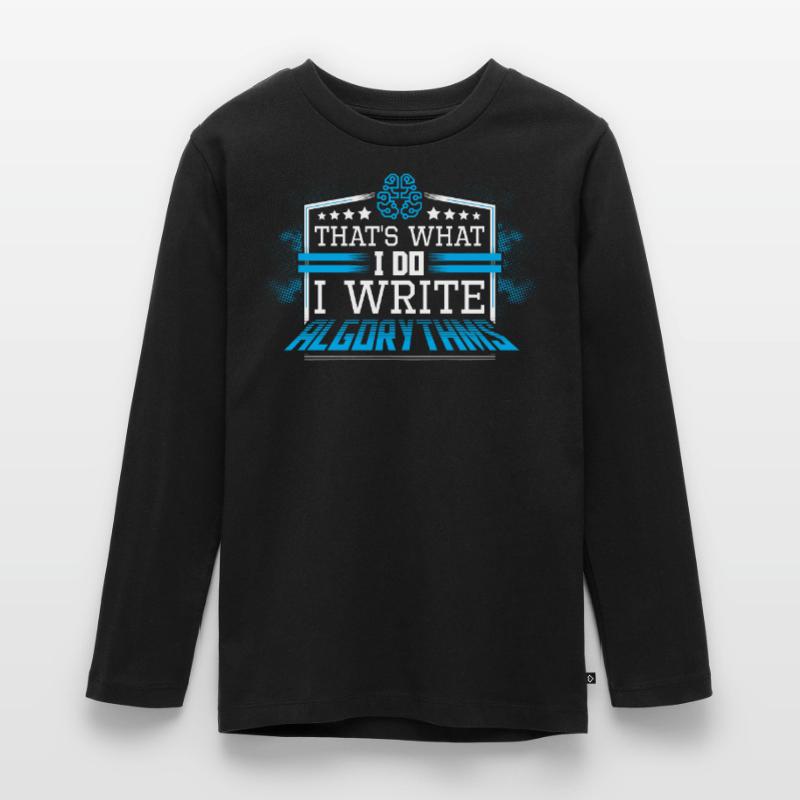 Javascript Software Entwickler Programmierer Teenager Premium Bio Langarmshirt
