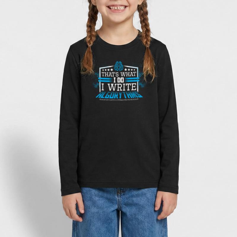 Javascript Software Entwickler Programmierer Teenager Premium Bio Langarmshirt