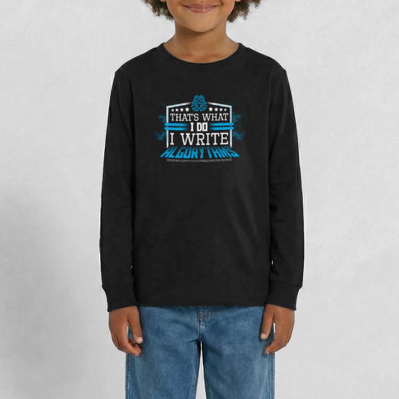 Javascript Software Entwickler Programmierer Teenager Premium Bio Langarmshirt