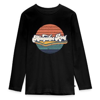 Récif de Ningaloo - T-shirt manches longues Premium Ado - noir - Devant - AI Model Kid Female (0cm)