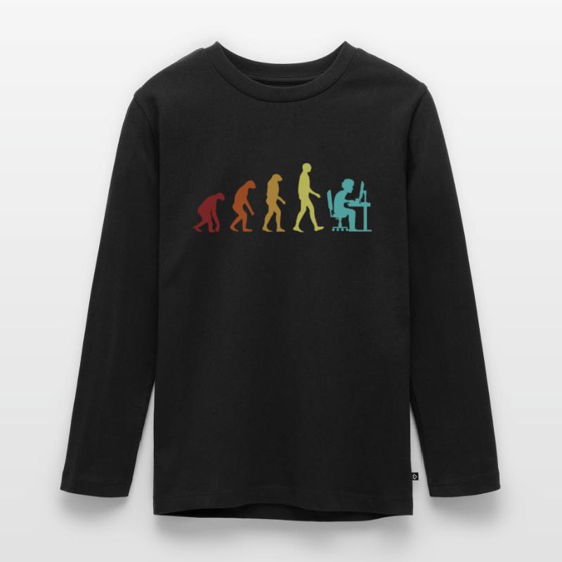 Programmeur Evolution Ingénieur logiciel Codeur T-shirt manches longues Premium Ado