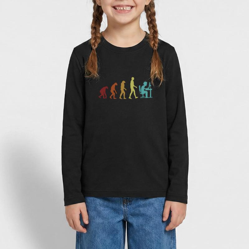 Programmeur Evolution Ingénieur logiciel Codeur T-shirt manches longues Premium Ado