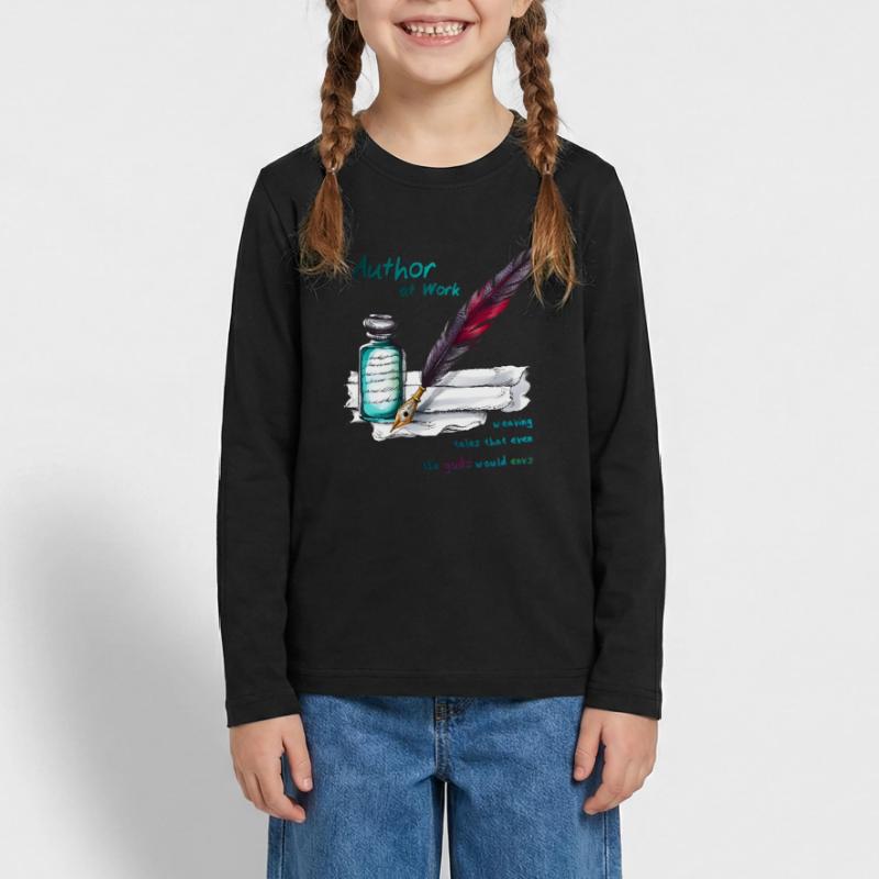 Author at Work Teenager Premium Organic Long Sleeve Shirt