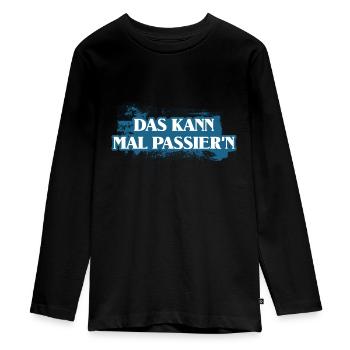 CELA PEUT ARRIVER - T-shirt manches longues Premium Ado - noir - Devant - AI Model Kid Female (0cm)