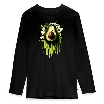 Avocat - T-shirt manches longues Premium Ado - noir - Devant - AI Model Kid Female (0cm)