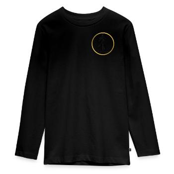 Pole Dance - Teenager Premium Bio Langarmshirt - Schwarz - Vorne - AI Model Kid Female (0cm)