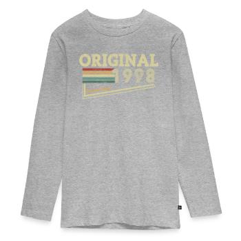 Cadeau Geburtstag Vintage 1998 45 Jahre - T-shirt manches longues Premium Ado - gris chiné - Devant