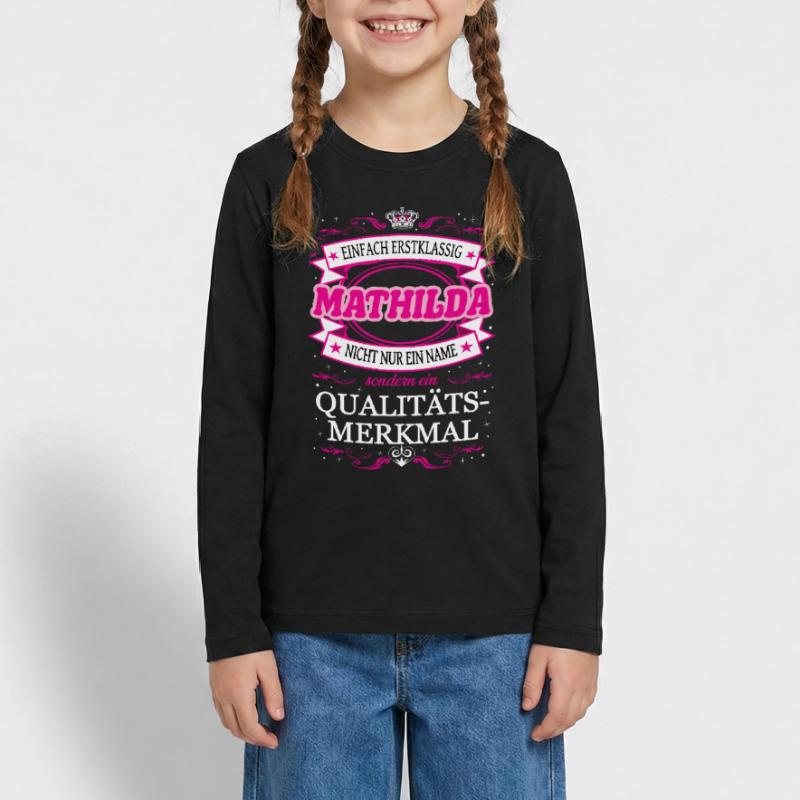 Quality feature Mathilda simply first-class Teenager Premium Organic Long Sleeve Shirt