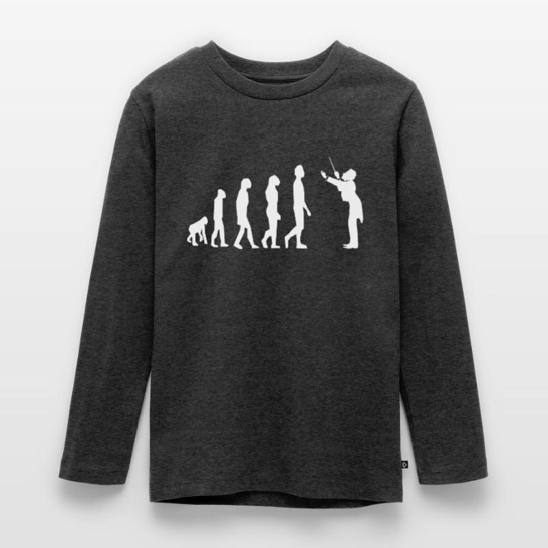 Conductor Evolution Dirigent Teenager Premium Bio Langarmshirt