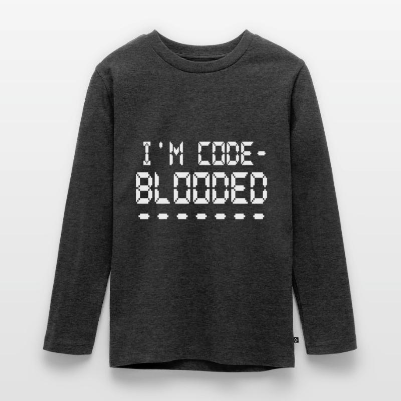 Computerprogrammierung Ich bin Code Blooded Programmierer Teenager Premium Bio Langarmshirt