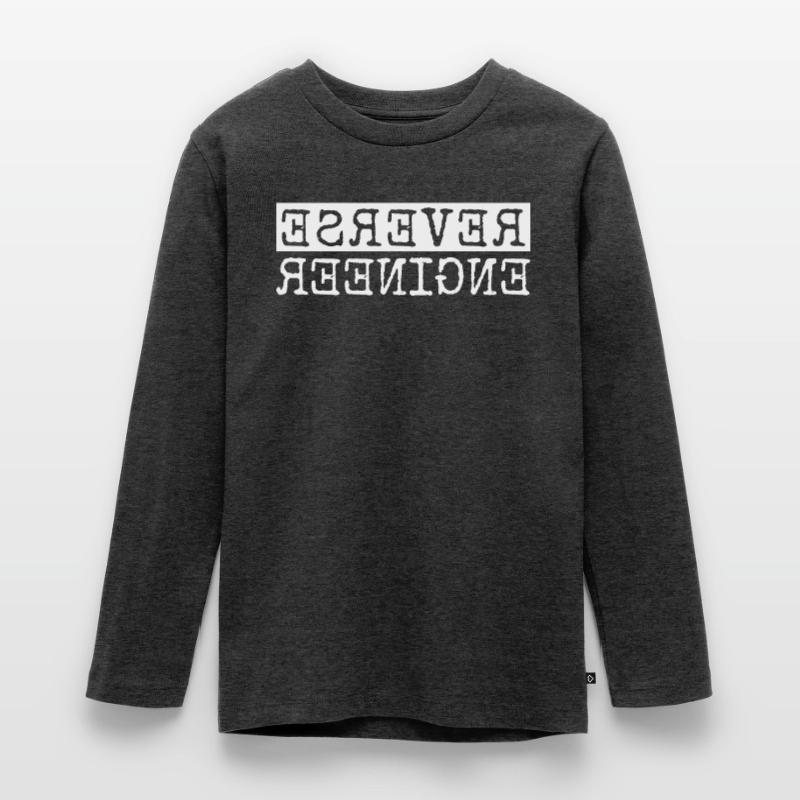 Reverse Engineer Software Engineer Developer Teenager Premium Organic Long Sleeve Shirt