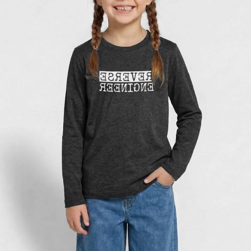 Reverse Engineer Software Engineer Developer Teenager Premium Organic Long Sleeve Shirt