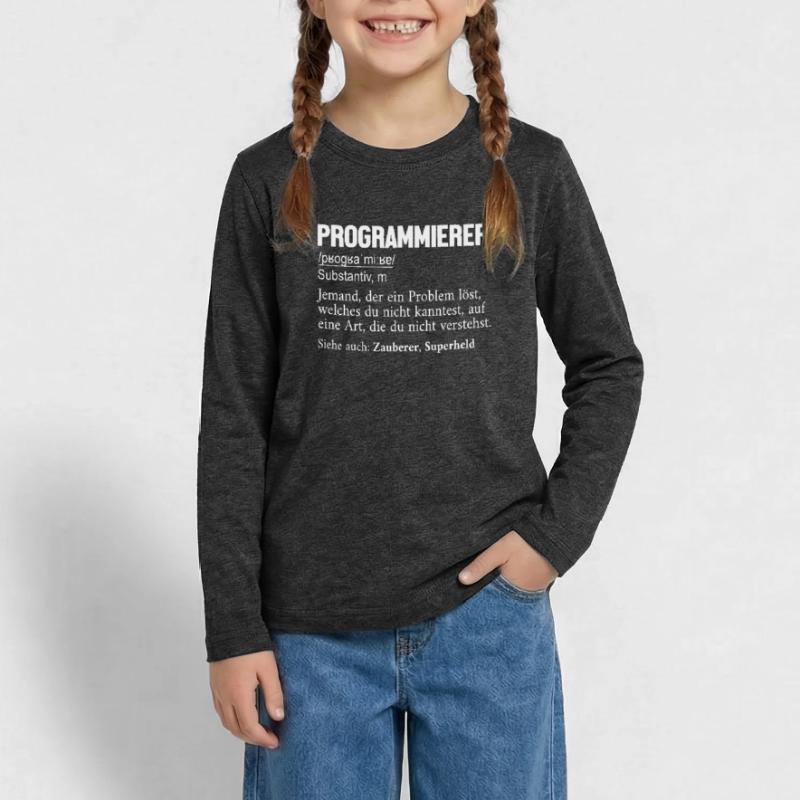 Programmeur Définition Codeur développeur T-shirt manches longues Premium Ado