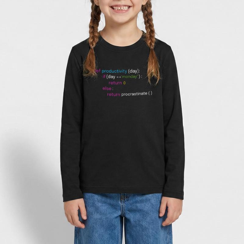 Fun assembly and coding design Teenager Premium Organic Long Sleeve Shirt