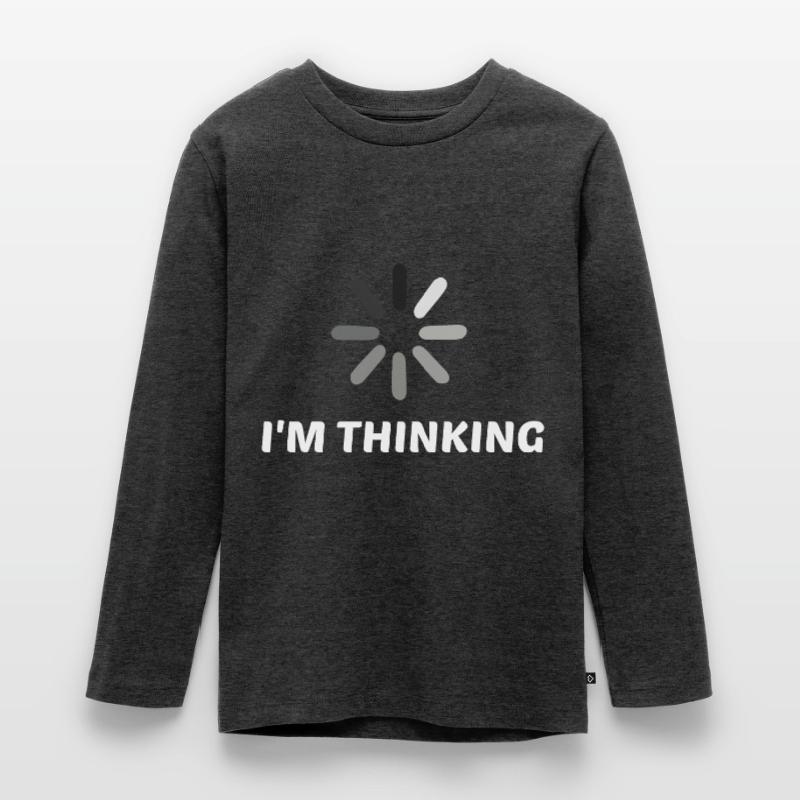 I'm Thinking Coder Software Developer Programmer N Teenager Premium Bio Langarmshirt