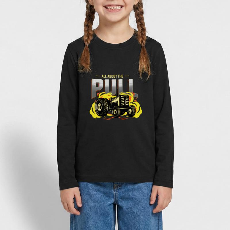 tractor pulling, tractor pulling tractor, racing, Teenager Premium Organic Long Sleeve Shirt
