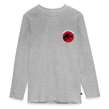 Jurassic Park Park Ranger - T-shirt manches longues Premium Ado - gris chiné - Devant