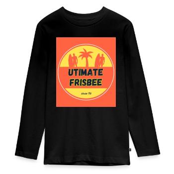 ulti beach 8 - T-shirt manches longues Premium Ado - noir - Devant - AI Model Kid Female (0cm)