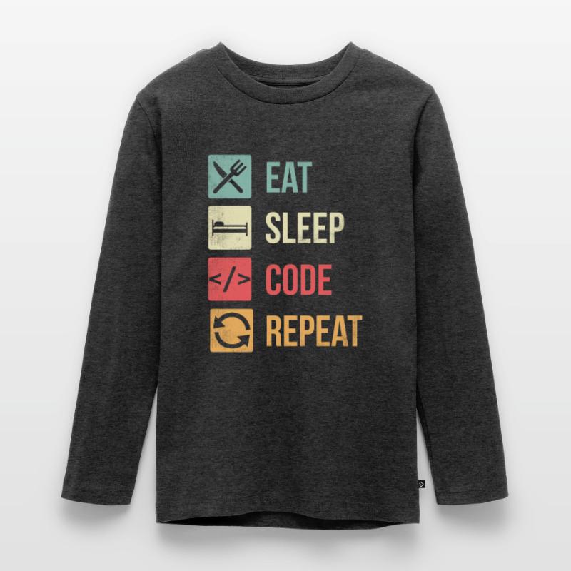 Software Engineer Coding Teenager Premium Organic Long Sleeve Shirt