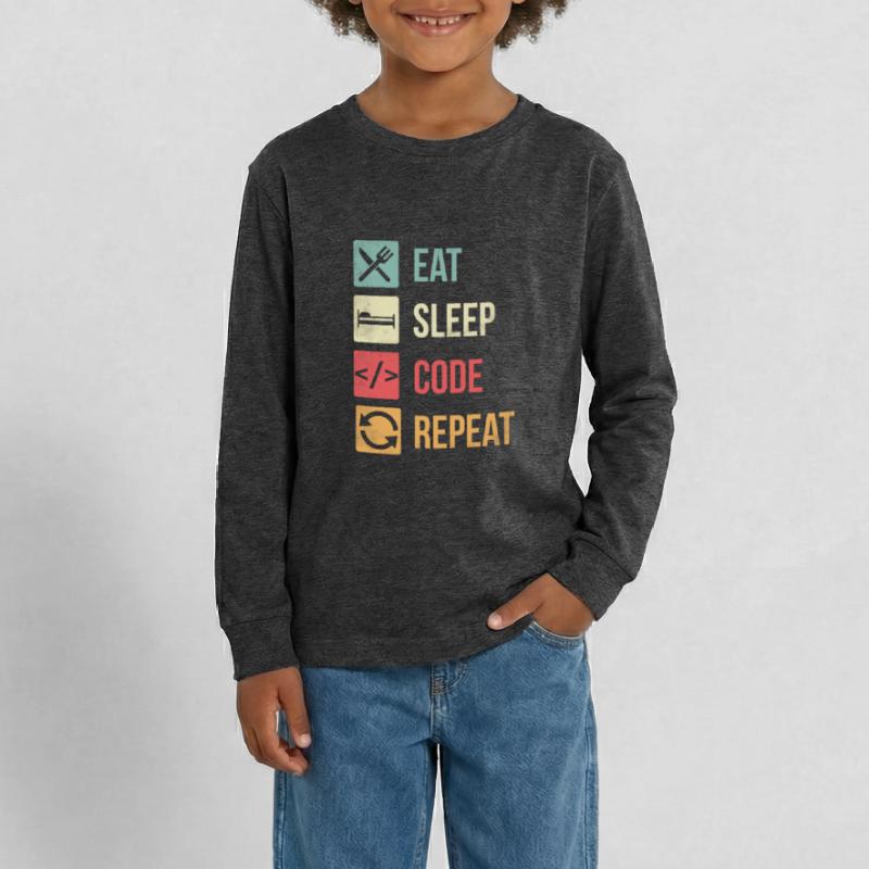 Software Engineer Coding Teenager Premium Organic Long Sleeve Shirt
